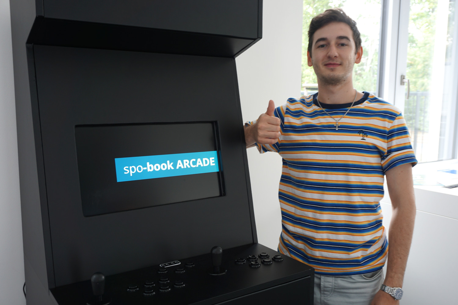 spo-comm gaming? Our IT systems technician builds arcade machine