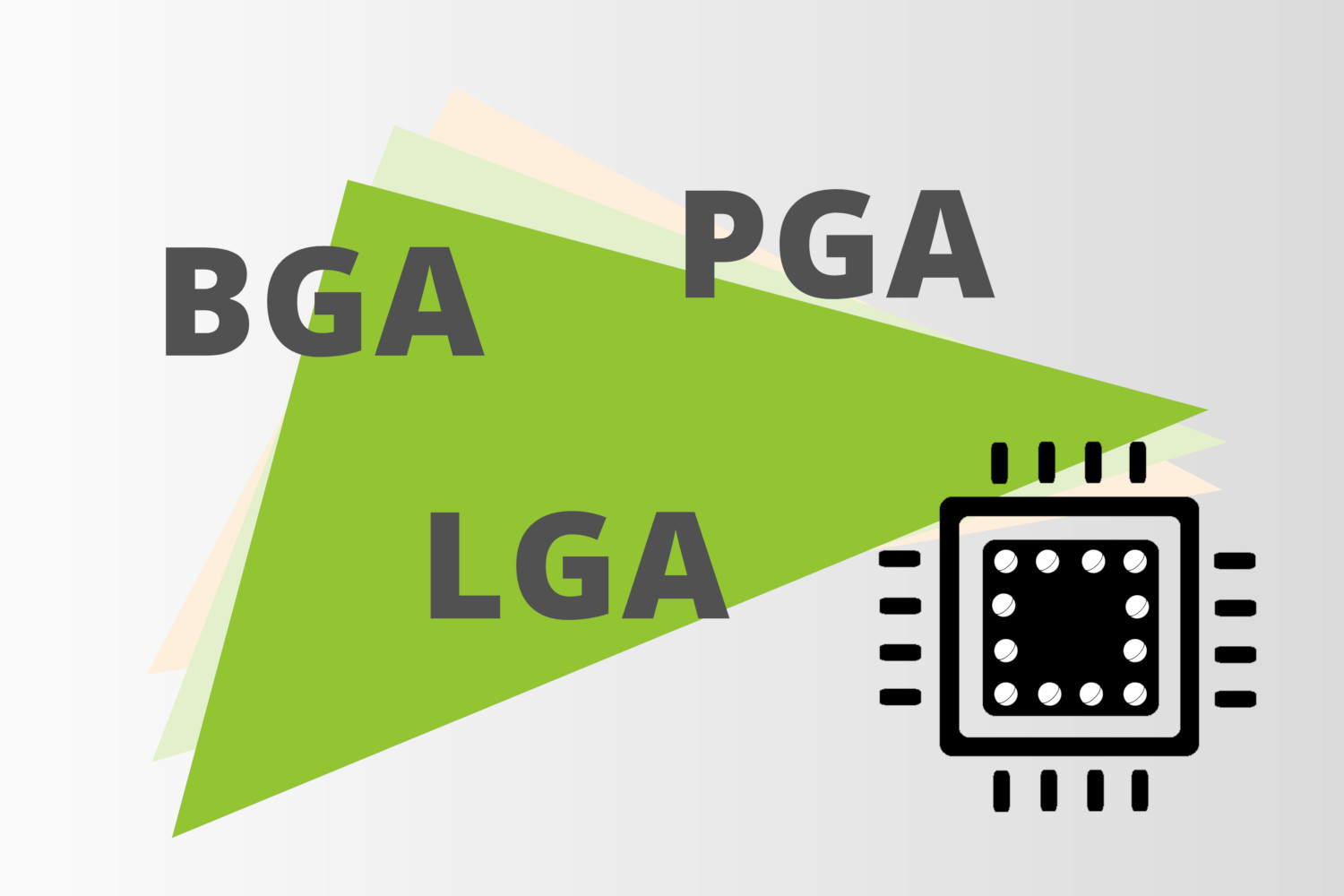 BGA, PGA and LGA – What is behind the different grid arrays? 