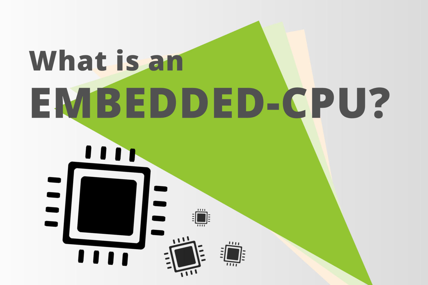 What is an Embedded-CPU?